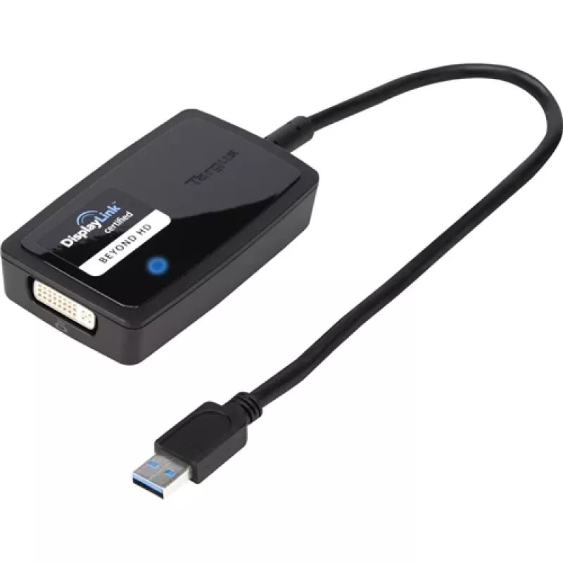 Targus ACA038EU προσαρμογέας USB 3.0 SuperSpeed για πολλές οθόνες, από USB Type-A σε DVI-I