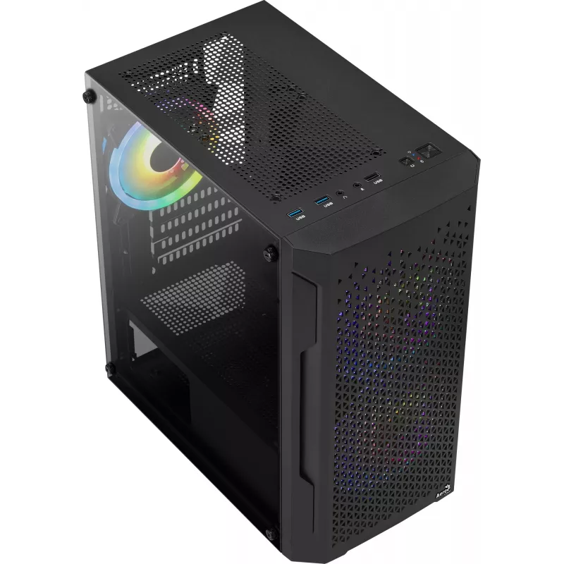Aerocool Trinity Mini Mini Tower μαύρο