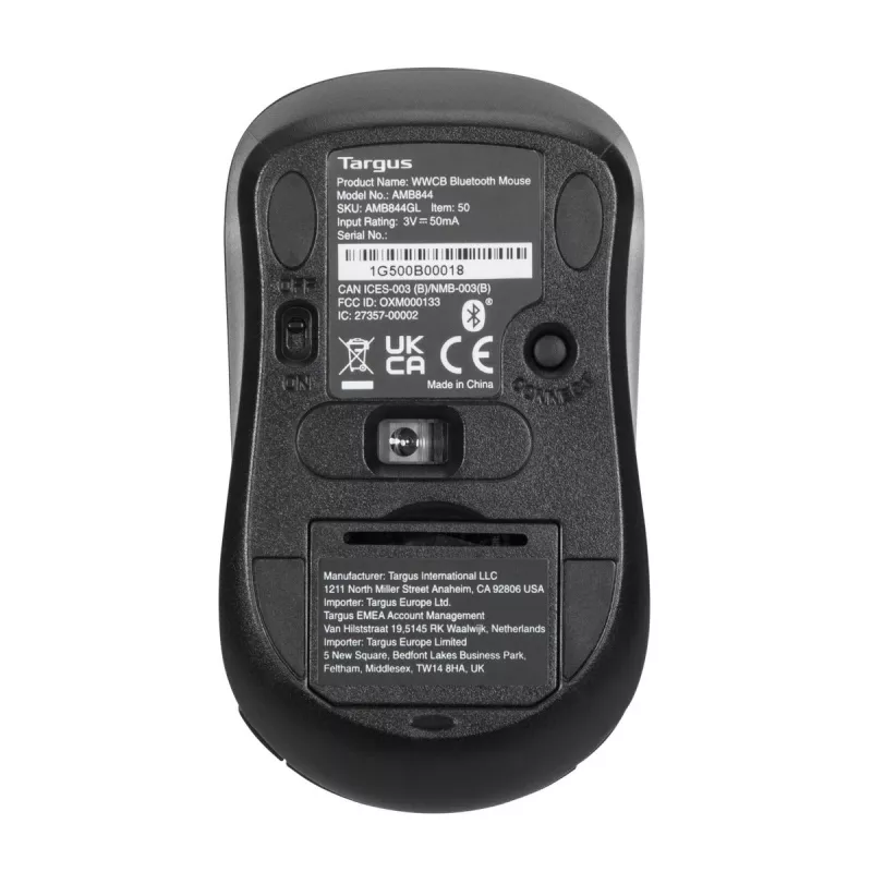 Targus AMB844GL ποντίκι γραφείου αμφίχειρο Bluetooth οπτικό 1000 DPI