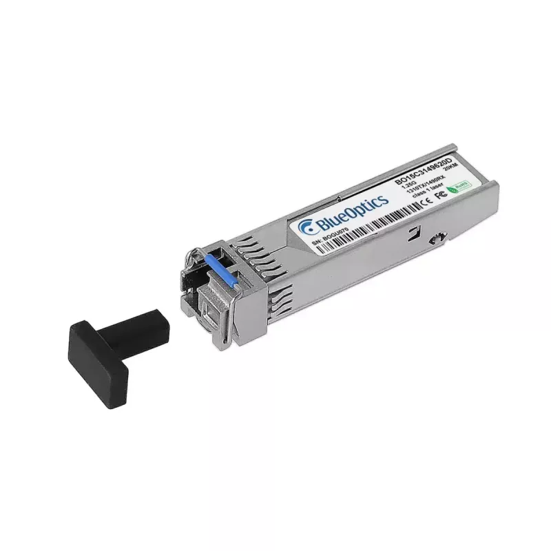 BlueOptics B308-BO μονάδα πομποδέκτη SFP, συμβατή με FibroLAN B308, 1000BASE-BX-U, LC-Simplex, μονότροπη, TX1310nm/RX1490nm, 10 km, DDM