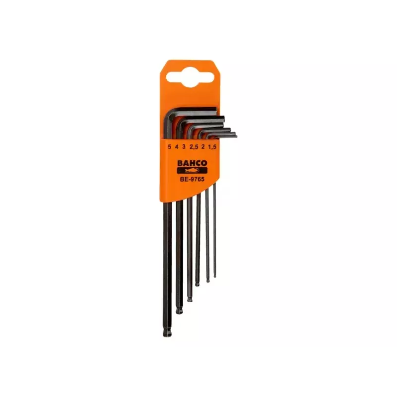 Σετ κλειδιών Allen σε σχήμα L Bahco BE-9765 6 τεμ.