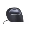 BakkerElkhuizen Evoluent D Small, δεξιόχειρας, κάθετο σχεδιασμό, laser, USB Type-A, 3200 DPI, μαύρο