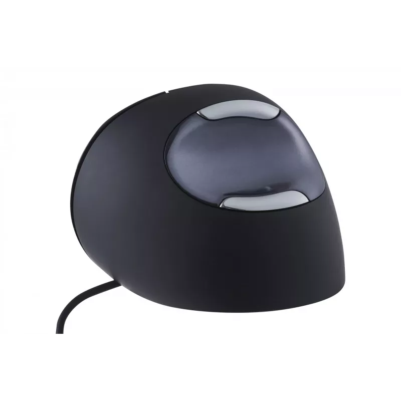 BakkerElkhuizen Evoluent D Small, δεξιόχειρας, κάθετο σχεδιασμό, laser, USB Type-A, 3200 DPI, μαύρο