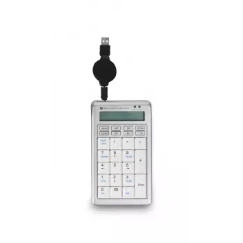 BakkerElkhuizen S-board 840 Numeric πληκτρολόγιο, USB, PC, 1,2 m, ανοιχτό γκρι, λευκό