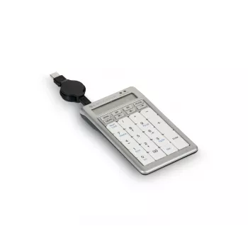 BakkerElkhuizen S-board 840 Numeric πληκτρολόγιο, USB, PC, 1,2 m, ανοιχτό γκρι, λευκό