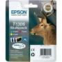 Epson Stag Multipack 3 χρωμάτων T1306 DURABrite Ultra μελάνι, cyan, magenta, κίτρινο, μελάνι pigment, 1 τεμ., πολλαπλή συσκευασία