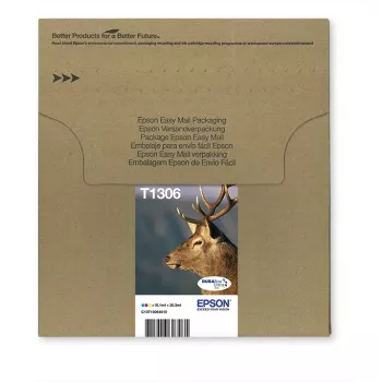 Πολλαπλή συσκευασία μελανοταινιών Epson T1306 DURABrite Ultra 3 χρωμάτων (cyan, magenta, κίτρινο) υψηλή (XL) απόδοση, 3 τεμ.