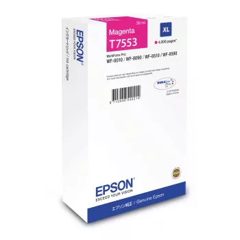 Δοχείο μελανιού Epson C13T755340 (γνήσιο) XL υψηλή απόδοση, ματζέντα, 1 τεμ.
