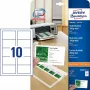 Avery Zweckform Quick&Clean C32011-25 Επαγγελματικές κάρτες, λευκό, 200 g/m2, 250 τεμ. (25 φύλλα)