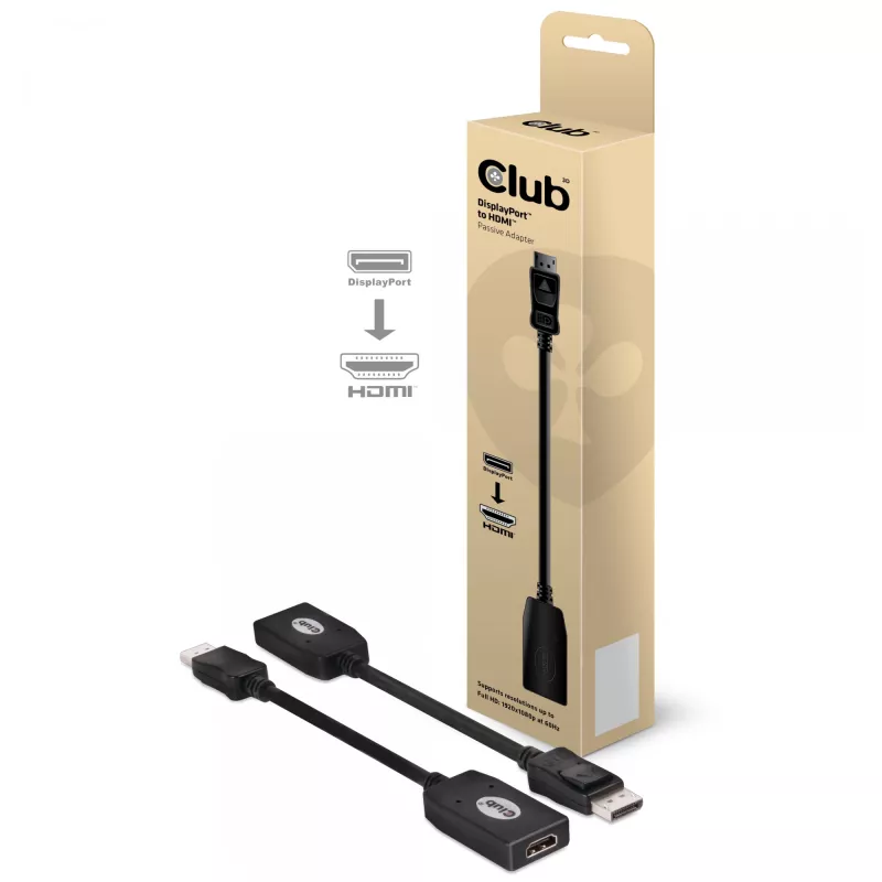παθητικός προσαρμογέας DisplayPort σε HDMI CLUB3D CAC-1001