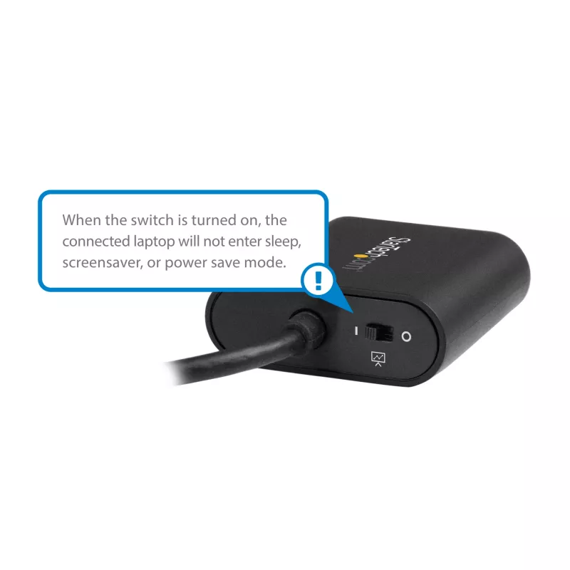 StarTech.com Προσαρμογέας USB-C σε VGA - με διακόπτη λειτουργίας παρουσίασης - 1920x1200