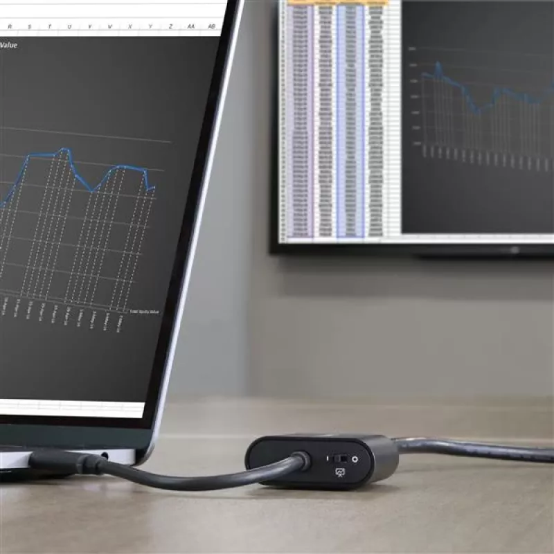 StarTech.com Προσαρμογέας USB-C σε VGA - με διακόπτη λειτουργίας παρουσίασης - 1920x1200