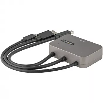 StarTech.com Προσαρμογέας 3 σε 1 πολλαπλών θυρών σε HDMI - μετατροπέας 4K 60Hz USB-C, HDMI ή Mini DisplayPort σε HDMI για αίθουσες συνεδριάσεων - ψηφιακός προσαρμογέας AV βίντεο για σύνδεση οθόνης/display HDMI