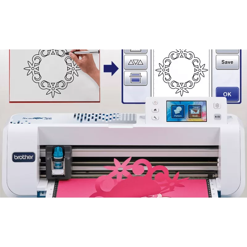 Brother ScanNCut CM750 πλότερ κοπής, γκρι
