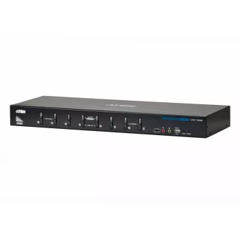 ATEN Διακόπτης KVM 8 θυρών USB DVI Dual-Link με ήχο