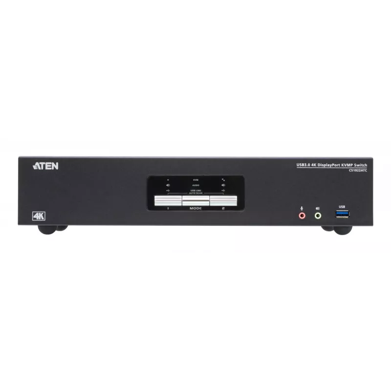Διακόπτης KVM ATEN CS1922ATC USB DisplayPort 4K Ultra HD