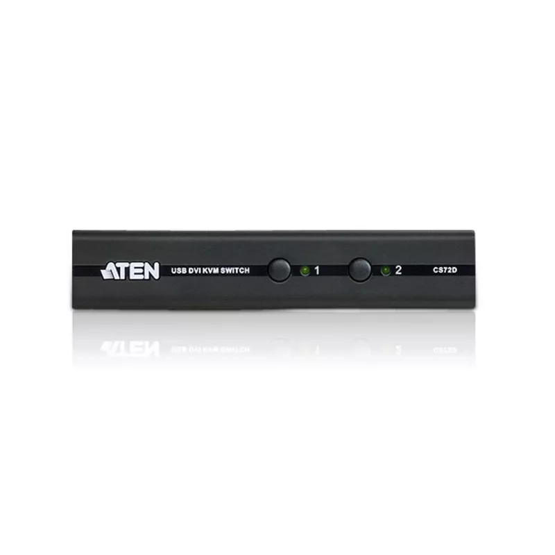 ATEN CS72D Διακόπτης KVM μαύρο
