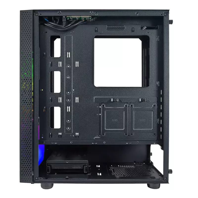 Κουτί PC Azza Celesta Midi Tower μαύρο