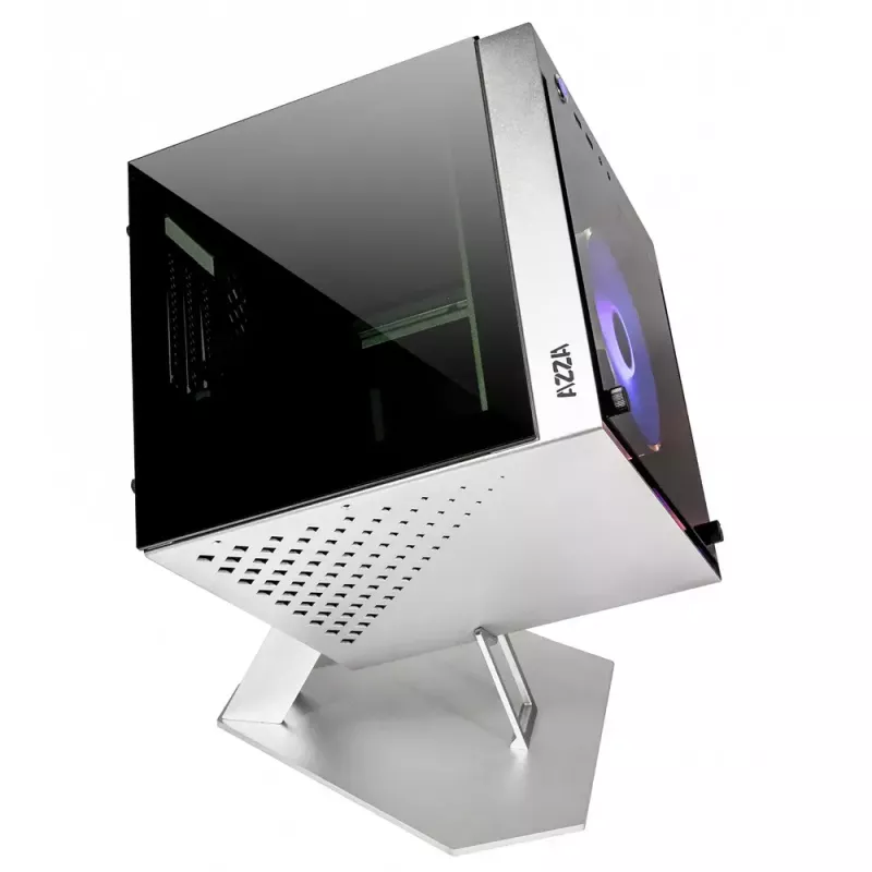 Κουτί PC Azza CUBE MINI 805 Cube ασημί