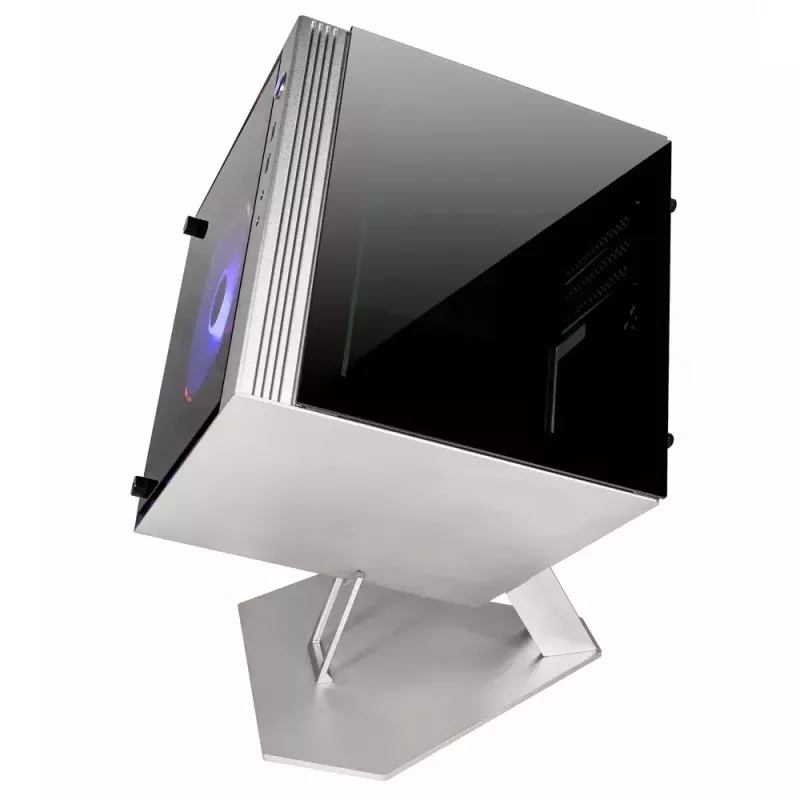 Κουτί PC Azza CUBE MINI 805 Cube ασημί
