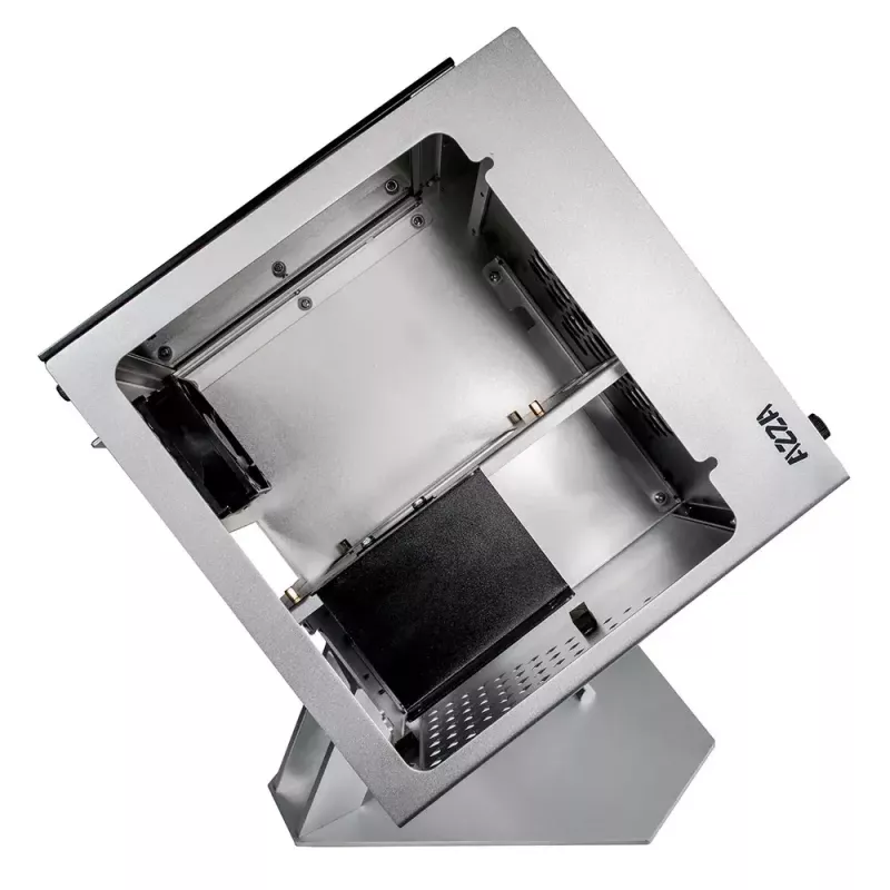 Κουτί PC Azza CUBE MINI 805 Cube ασημί