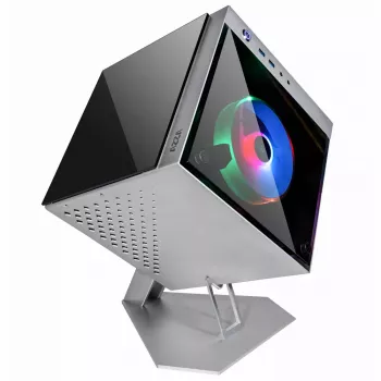 Κουτί PC Azza CUBE MINI 805 Cube ασημί