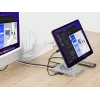 Conceptronic DONN26G, Ασημί, Tablet, Βάση πολυμέσων, Αλουμίνιο, 100 W, MicroSD (TransFlash), SD, SDHC, SDXC