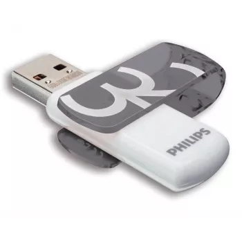 Philips USB Stick FM32FD05B/00, 32 GB, USB Type-A, 2.0, 18 MB/s, Καπάκι, Πορτοκαλί, Λευκό