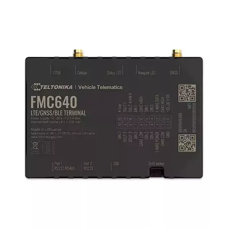 GPS tracker Teltonika FMC640 Αυτοκίνητο Μαύρο