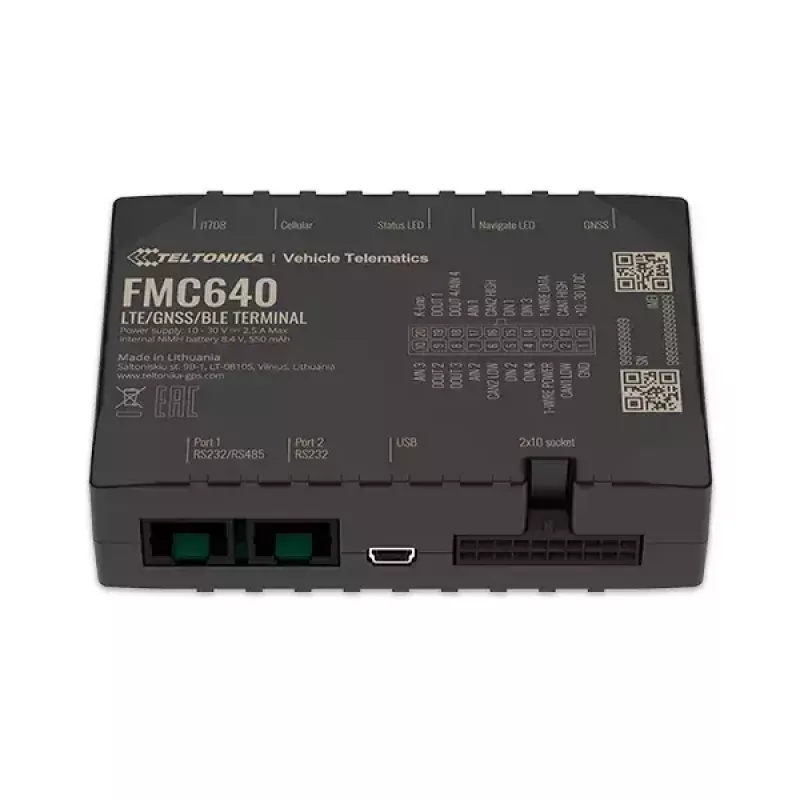 GPS tracker Teltonika FMC640 Αυτοκίνητο Μαύρο