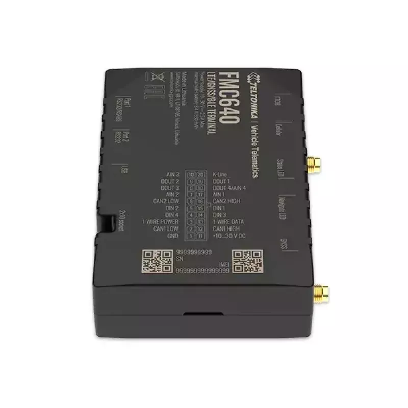 GPS tracker Teltonika FMC640 Αυτοκίνητο Μαύρο