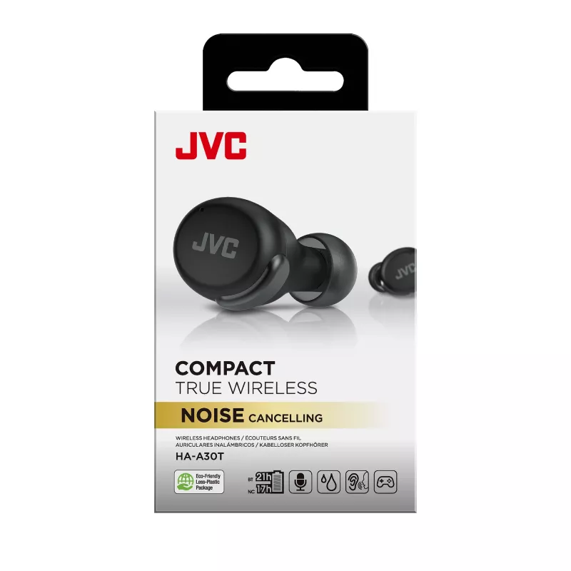 Ακουστικά JVC Active Noise Cancelling TWS Μαύρο