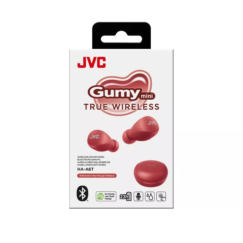 Ακουστικά JVC Gumy Mini TWS Κόκκινο