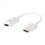 Techly IADAP DP-HDMIFP προσαρμογέας καλωδίου βίντεο 0,2 m DisplayPort HDMI λευκό