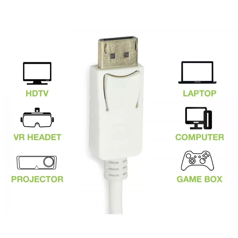 Techly IADAP-DP-HDMIFP αντάπτορας DisplayPort 1.2 σε HDMI, DisplayPort αρσενικό σε HDMI θηλυκό, παθητικός