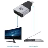 Techly IADAP USBC-DP4K προσαρμογέας γραφικών USB 3840 x 2160 pixel μαύρο, ασημί