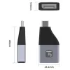 Techly IADAP USBC-DP4K προσαρμογέας γραφικών USB 3840 x 2160 pixel μαύρο, ασημί