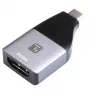 Techly IADAP-USBC-HDMI4K αντάπτορας USB-C σε HDMI, USB-C αρσενικό 24 ακίδων σε HDMI θηλυκό, 4K (3840 x 2160), μαύρο, ασημί