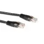ACT μαύρο καλώδιο patch U/UTP CAT5E 1 μέτρο με βύσματα RJ45