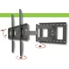 Techly ICA-PLB 148L βάση τοίχου TV 165,1 cm (65 ίντσες) μαύρο