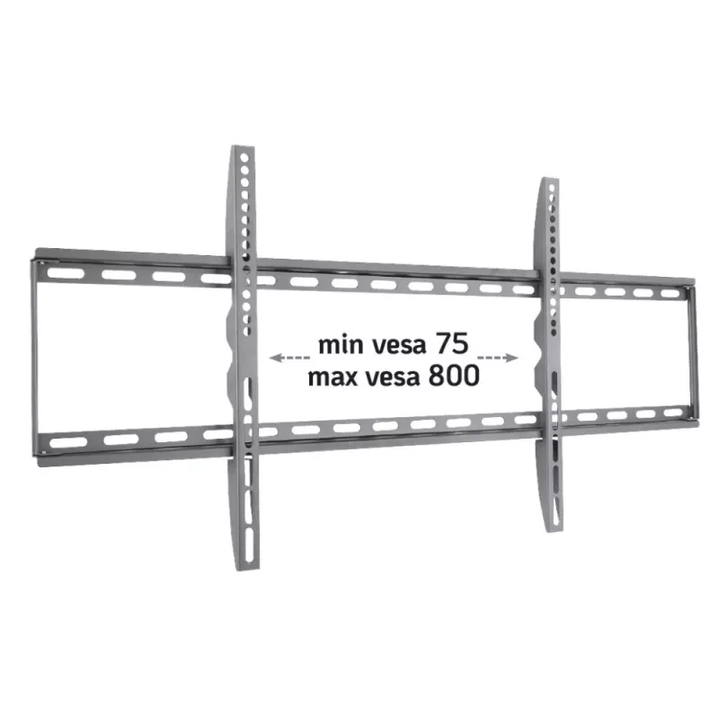 Techly ICA-PLB 162XL βάση τοίχου TV 2,03 m (80 ίντσες) μαύρο
