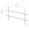 Techly ICA-PLB 162XL βάση τοίχου TV 2,03 m (80 ίντσες) μαύρο