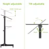 Techly ICA-TB TPM-1BK Καθολικό καρότσι φορητού υπολογιστή/προβολέα, 103-125 cm, μαύρο
