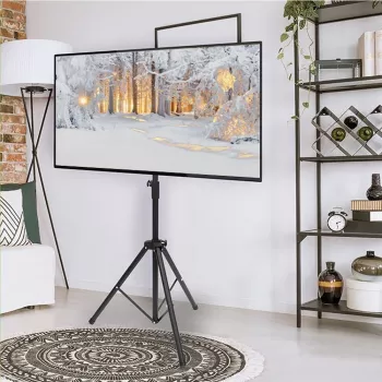 Techly ICA-TR17T Βάση στήριξης οθόνης τοίχου 177,8 cm (70 ίντσες) μαύρο