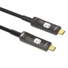 Techly ICOC-U3C-HY-010 Καλώδιο USB 10 m USB-C μαύρο
