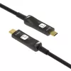 Techly ICOC-U3C-HY-010 Καλώδιο USB 10 m USB-C μαύρο