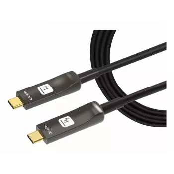 Techly ICOC-U3C-HY-020 Καλώδιο USB 20 m USB-C μαύρο