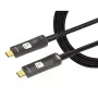 Techly ICOC-U3C-HY-030 Καλώδιο USB 30 m USB-C μαύρο