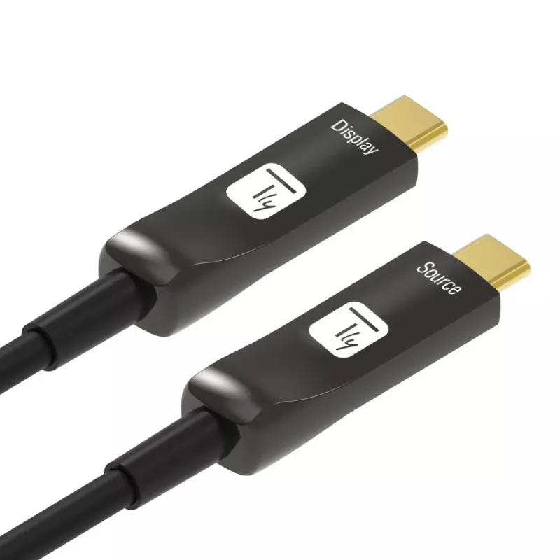 Techly ICOC-U3C-HY-030 Καλώδιο USB 30 m USB-C μαύρο