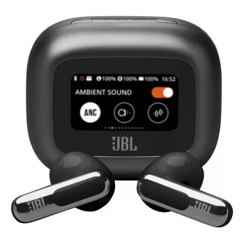 Headset JBL Live Flex 3 ασύρματα in-ear τηλεφωνία/μουσική/αθλητισμός/καθημερινή χρήση μαύρα